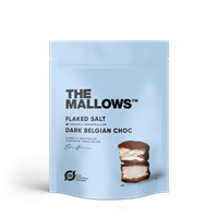The Mallows Flaked Salt - Skumfiduser med mørk chokolade & Salt 90 g Økologisk/Glutenfri/Laktosefri 